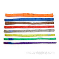 1T-10T 100% Pelbagai Warna Round Webbing Sling